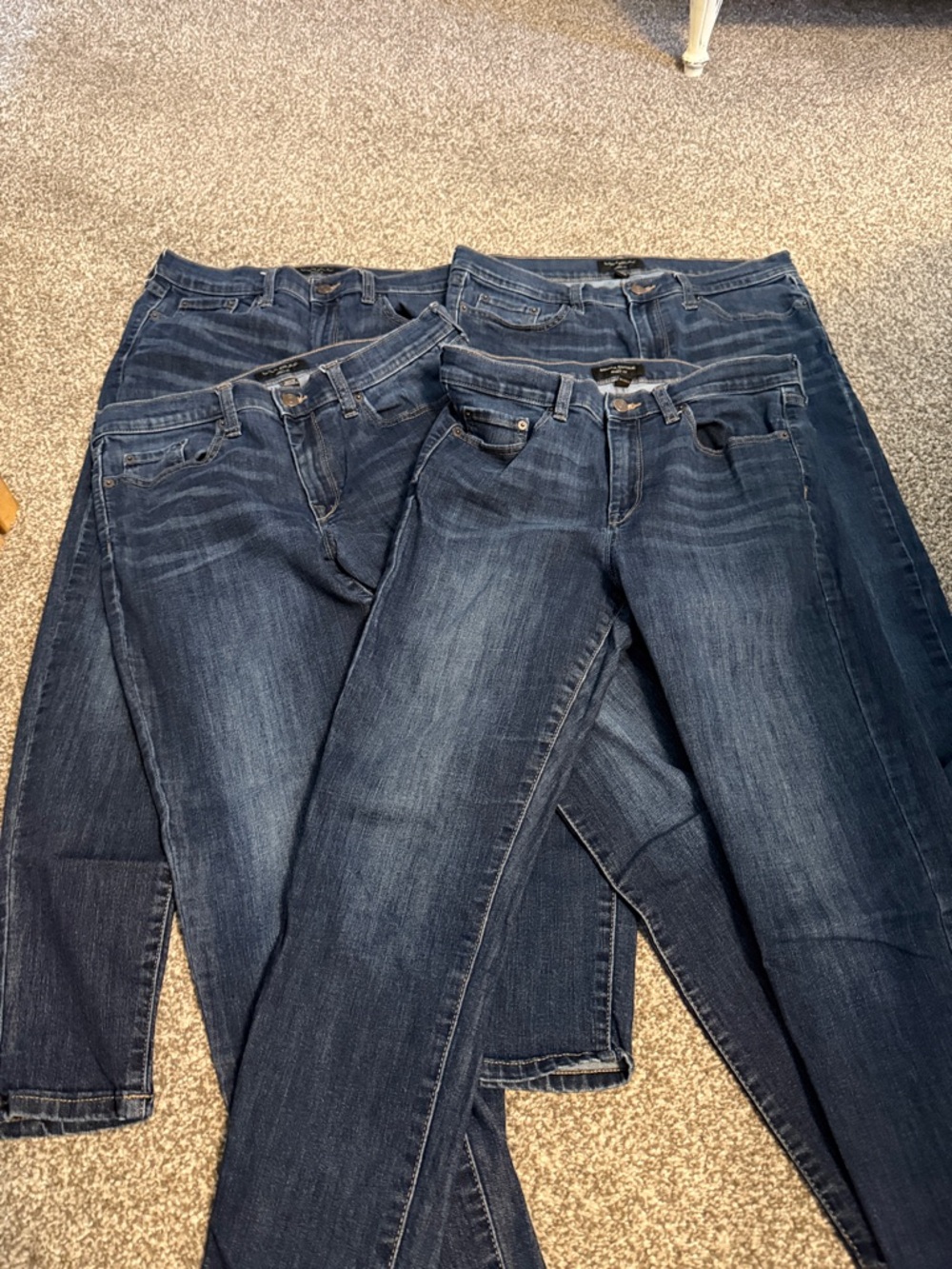 Banana Republic Dark Blue Skinny Jeans Lot
